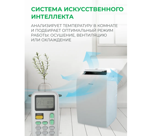 Мобильный кондиционер Hisense Q-Series AP-12CW4GLQS00